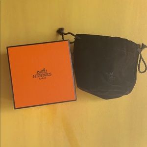 HERMES Gift Accessory Bracelet  Box Pouch 3.25 x 2